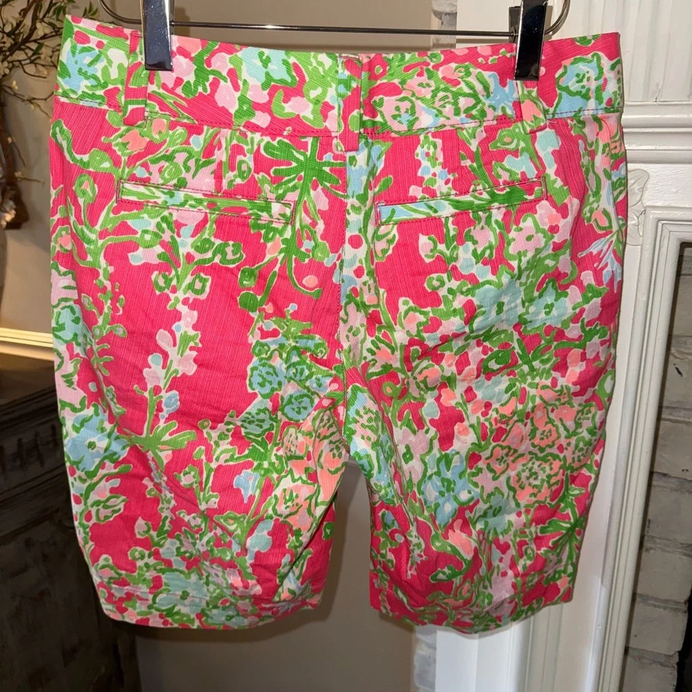 NWT Lilly Pulitzer The Chipper Bermuda Shorts Flamingo Pink size 00 BRAND NEW